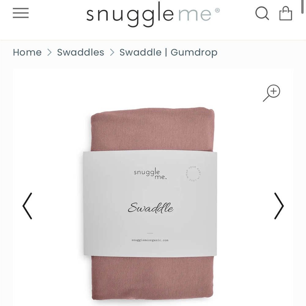 Snuggle me organic swaddle